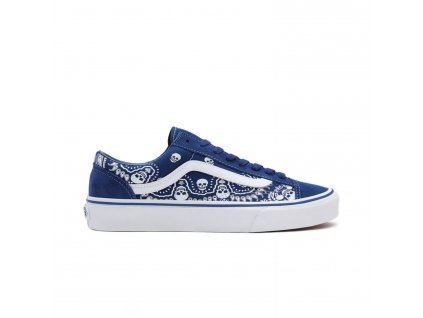 VANS BANDANA STYLE BLUE 36 SHOES