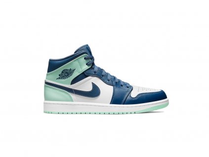 Jordan 1 Mid Mystic Navy Mint Foam