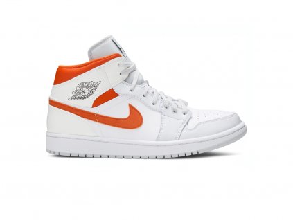 Jordan 1 Mid Starfish Pure Platinum