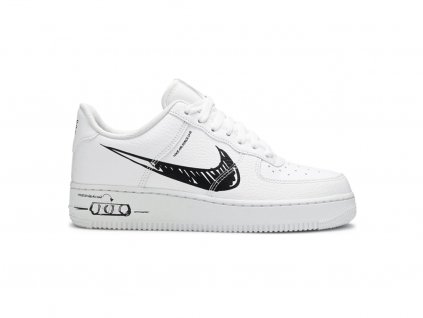 Nike Air Force 1 Low Sketch White Black