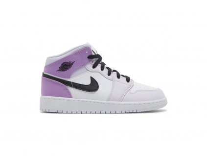 Jordan 1 Mid Barely Grape (GS)