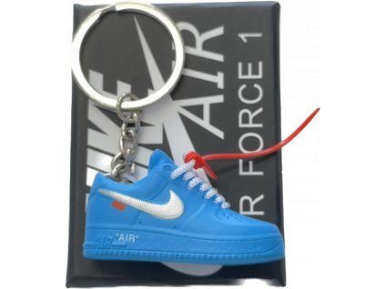 Nike Air Force 1 Low Off-White MCA University Blue - Sneakers Přívěšek na klíče