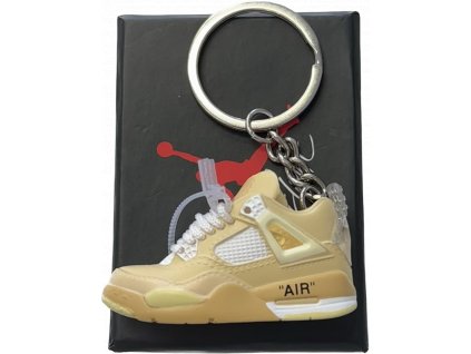 Jordan 4 Retro Off-White Sail - Sneakers Přívěšek na klíče