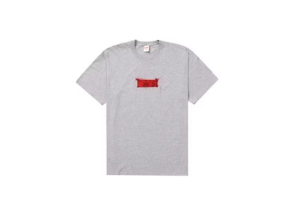 Supreme Ralph Steadman Box Logo Tee Heather Grey