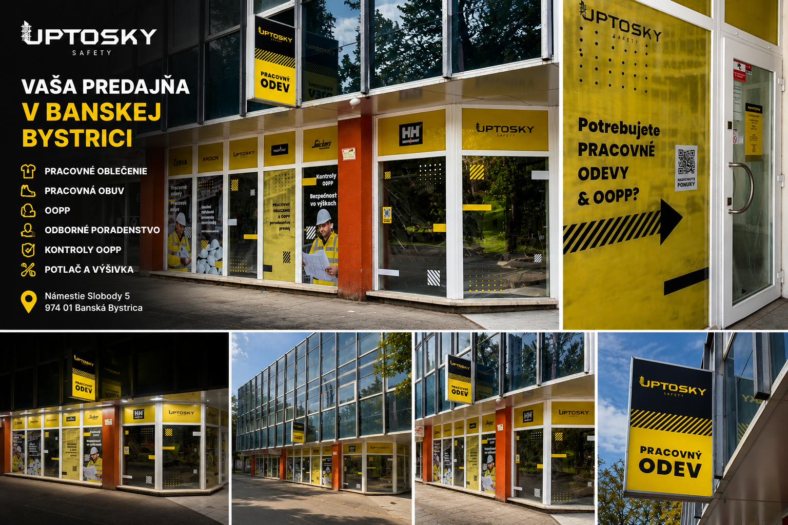Predajňa UpToSky Safety Banská Bystrica