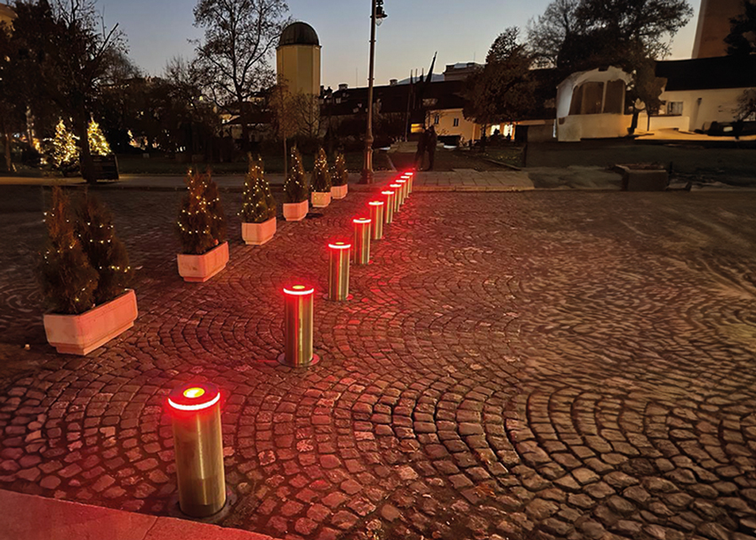 Automatické výsuvné sloupky