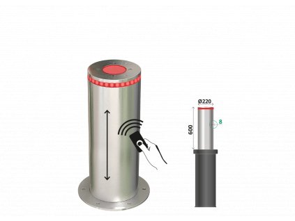 výsuvný slouap automatický 8 mm