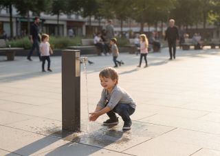 Často řešíme velké urbanistické celky, ale zapomínáme, že lidé prožívají město skrze detaily. Tohle pítko Benito Corc je...
