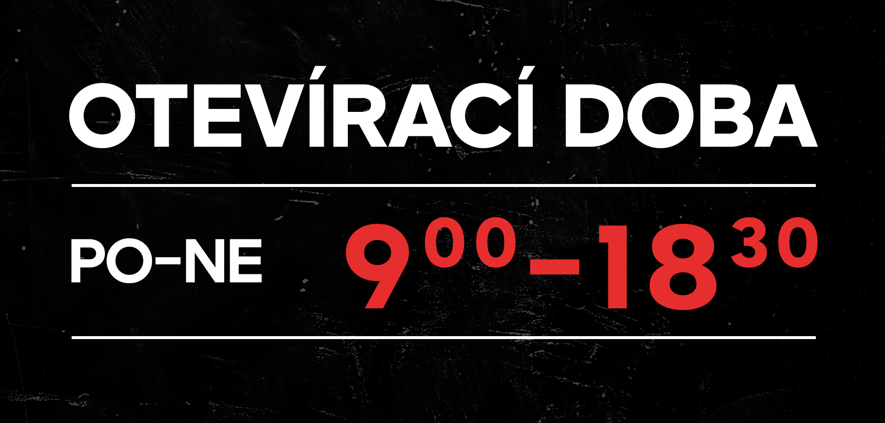 prodejna nová otevírací doba