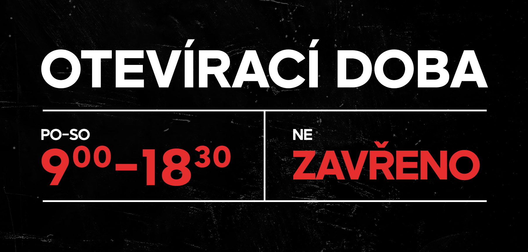 prodejna nová otevírací doba