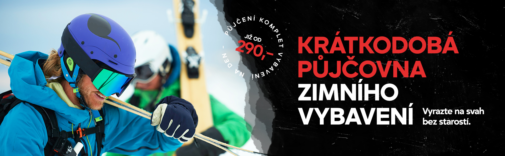 Krátkodobá půjčovna zimního vybavení