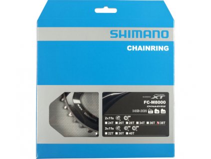 převodník 38z Shimano XT FC-M8000 2x11 4 díry