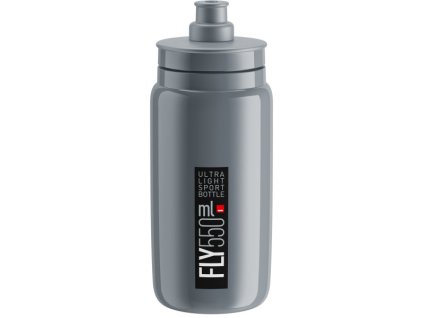 lahev ELITE FLY 20 šedá/černé logo 550 ml