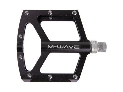 pedály M-Wave FLAT standard závit 9/16" černé