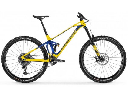 Celoodpružené kolo MONDRAKER Superfoxy Carbon R, yellow/blue 29" 2021