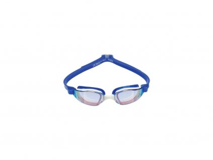 Plavecké brýle Michael Phelps XCEED iridescentní titanově zrcadlový modrý zorník/white/blue
