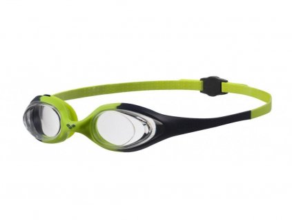 Juniorské plavecké brýle Arena Spider clear-navy-citronela