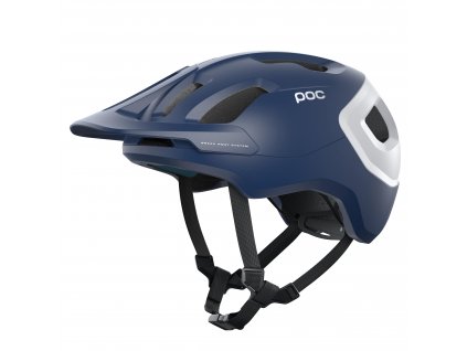 Cyklistická helma POC Axion SPIN Lead Blue Matt