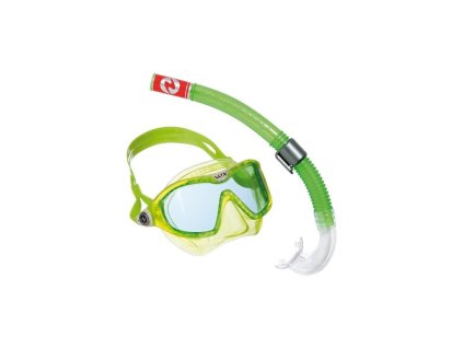 Dětský šnorchlovací a potápěčský set Aqualung Sport COMBO MIX XB + SNORKEL modrý zorník