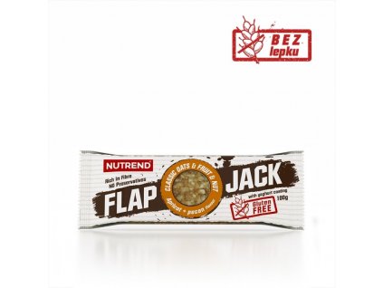 tyčinka Nutrend FLAPJACK GLUTEN FREE meruňka+pekanový ořech