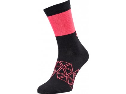 Cyklistické ponožky Silvini Bardiga Black/Red