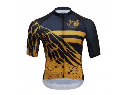 Cyklistický dres Silvini Mottolino black/gold