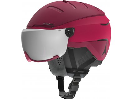 Lyžařská helma Atomic Savor GT Amid Visor HD Dark Red 22/23