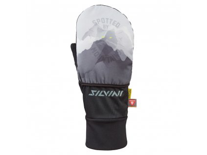 Unisex skialpové rukavice Silvini Montignoso black-neon UA2126