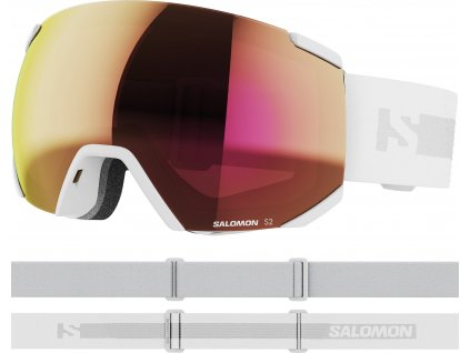 Brýle Salomon Radium ML Whtie/Univ Ruby 23/24