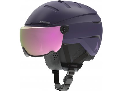 Lyžařská helma Atomic Savor GT Amid Visor HD Purple 23/24