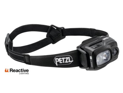 Čelovka Petzl Swift RL black 1100 lm