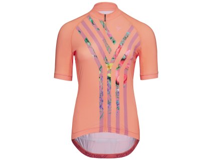Cyklistický dámský dres Silvini Calnia coral/blush