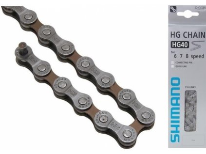 řetěz Shimano CN-HG40 6/7/8r. 114čl. se spojkou UG51 original balení