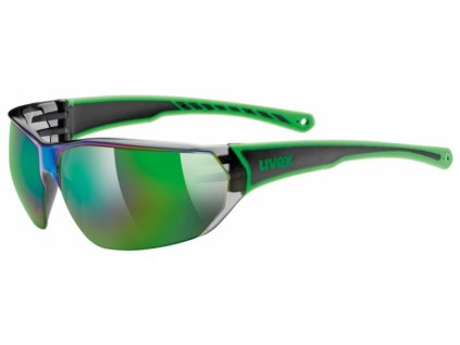 brýle UVEX Sportstyle 204 černo/zelené