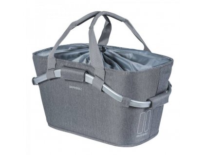 brašna BASIL Carry All šedý na nosič MIK systém