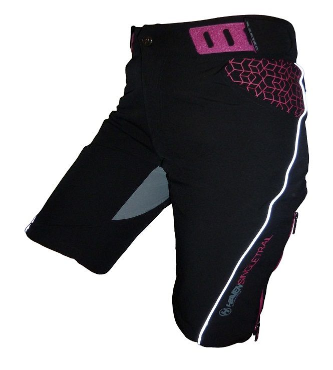 Kraťasy dámské Haven Singletrail WMS black/pink Velikost: S