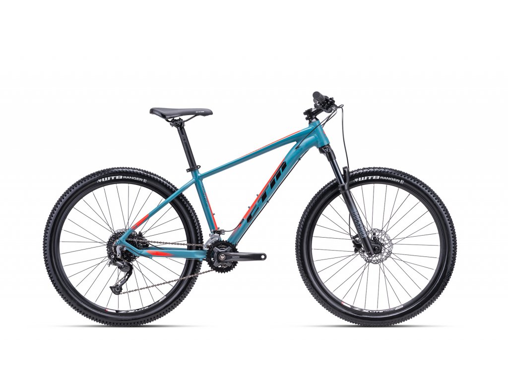 Horské kolo CTM Rambler 2.0 27,5" matná šedo-modrá/oranžová 2021 Velikost: L