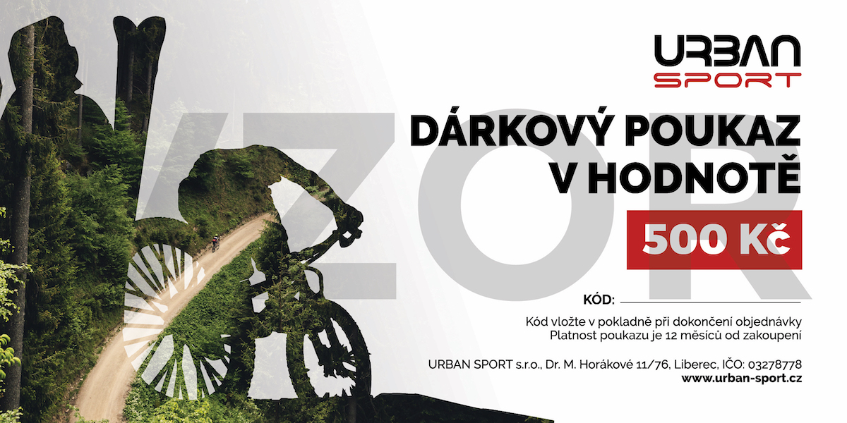 Urban Sport Dárkový poukaz 500,- Kč Poukaz: Černobílý poukaz pro tisk