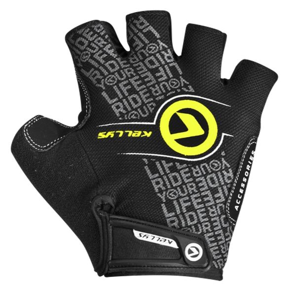 Kellys Rukavice KLS Comfort black/lime Velikost: S