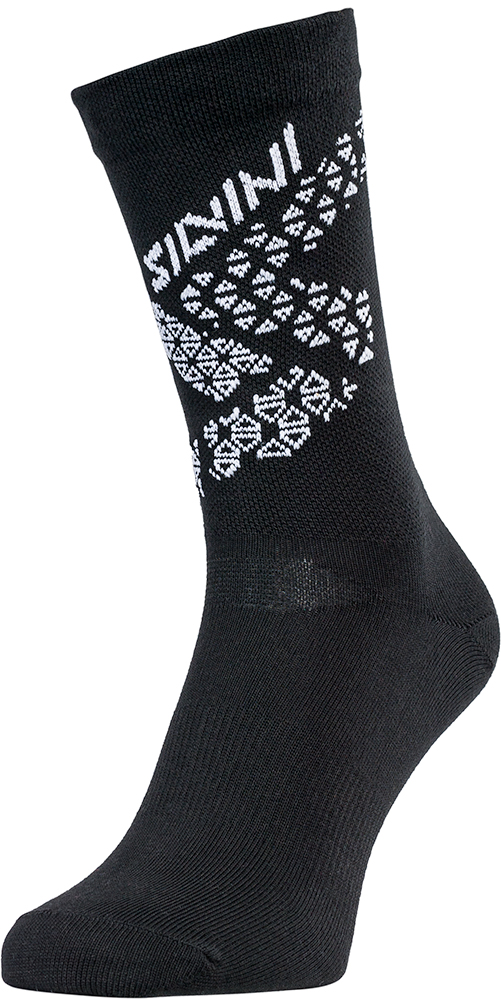 Cyklistické ponožky Silvini Bardiga Black/White Velikost: 36-38