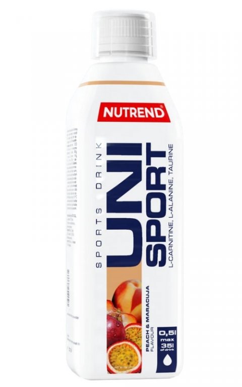 nápoj Nutrend Unisport 0.5l broskev+marakuja