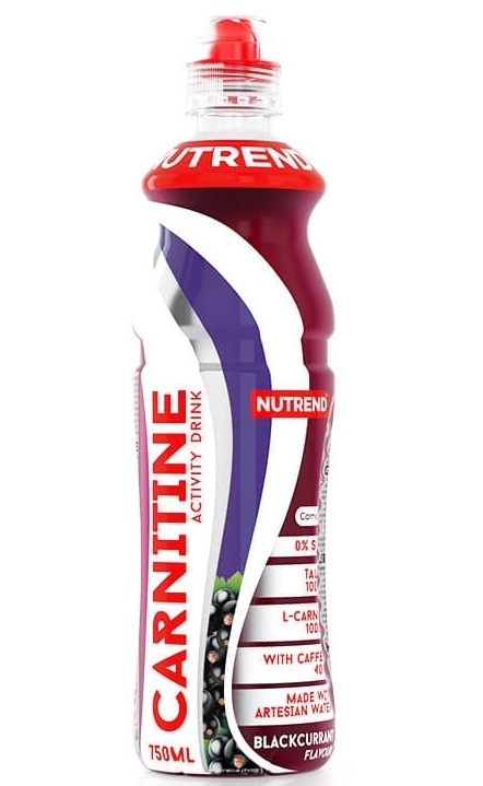 nápoj Nutrend CARNITINE with caffeine 750ml ČERNÝ RYBÍZ