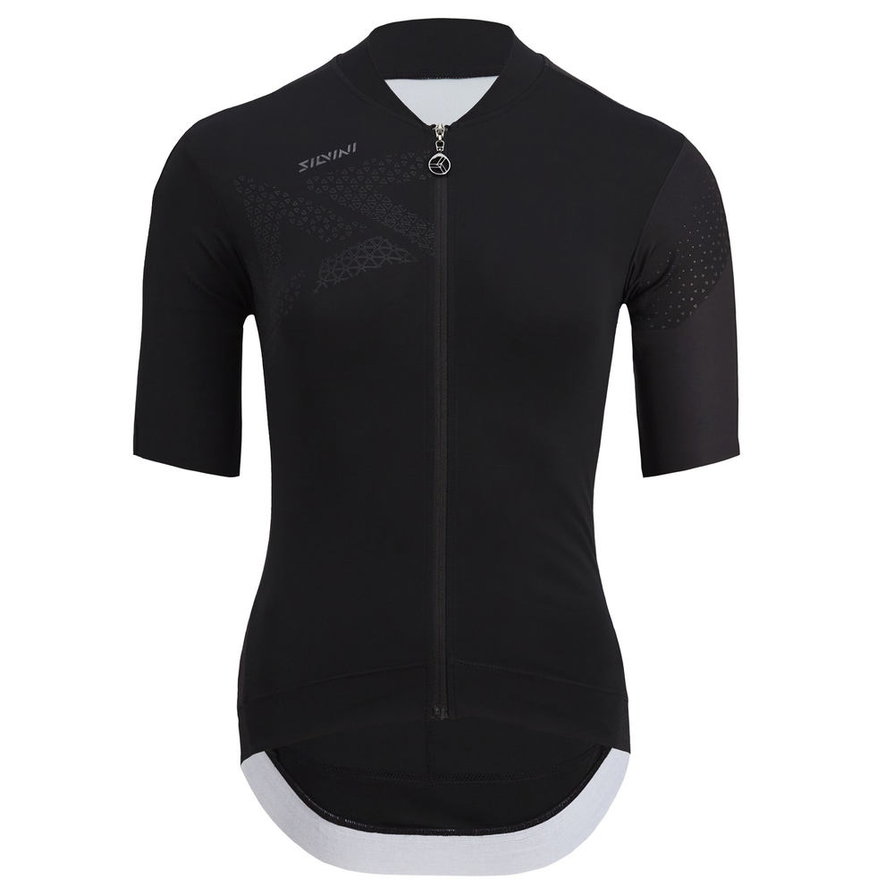 Cyklistický dámský dres Silvini Rosalia black/charcoal Velikost: S