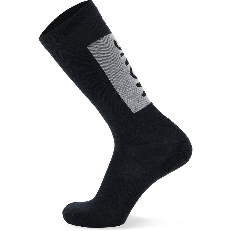 merino ponožky Mons Royale ATLAS MERINO SNOW SOCK black Velikost: XL (45-47)