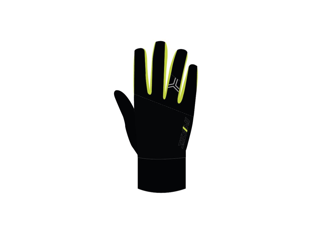 Zimní unisex rukavice Silvini Montasio black/lime Velikost: XXL