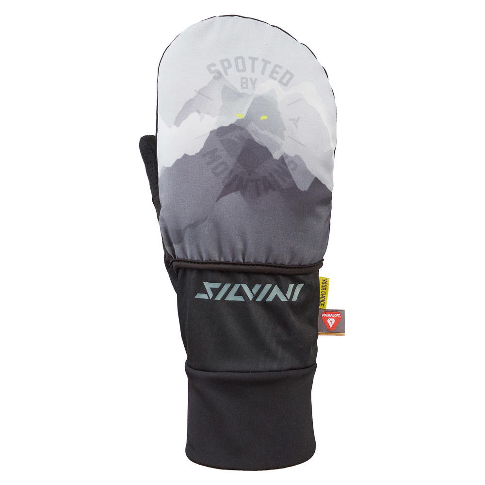 Unisex skialpové rukavice Silvini Montignoso black-neon UA2126 Velikost: L