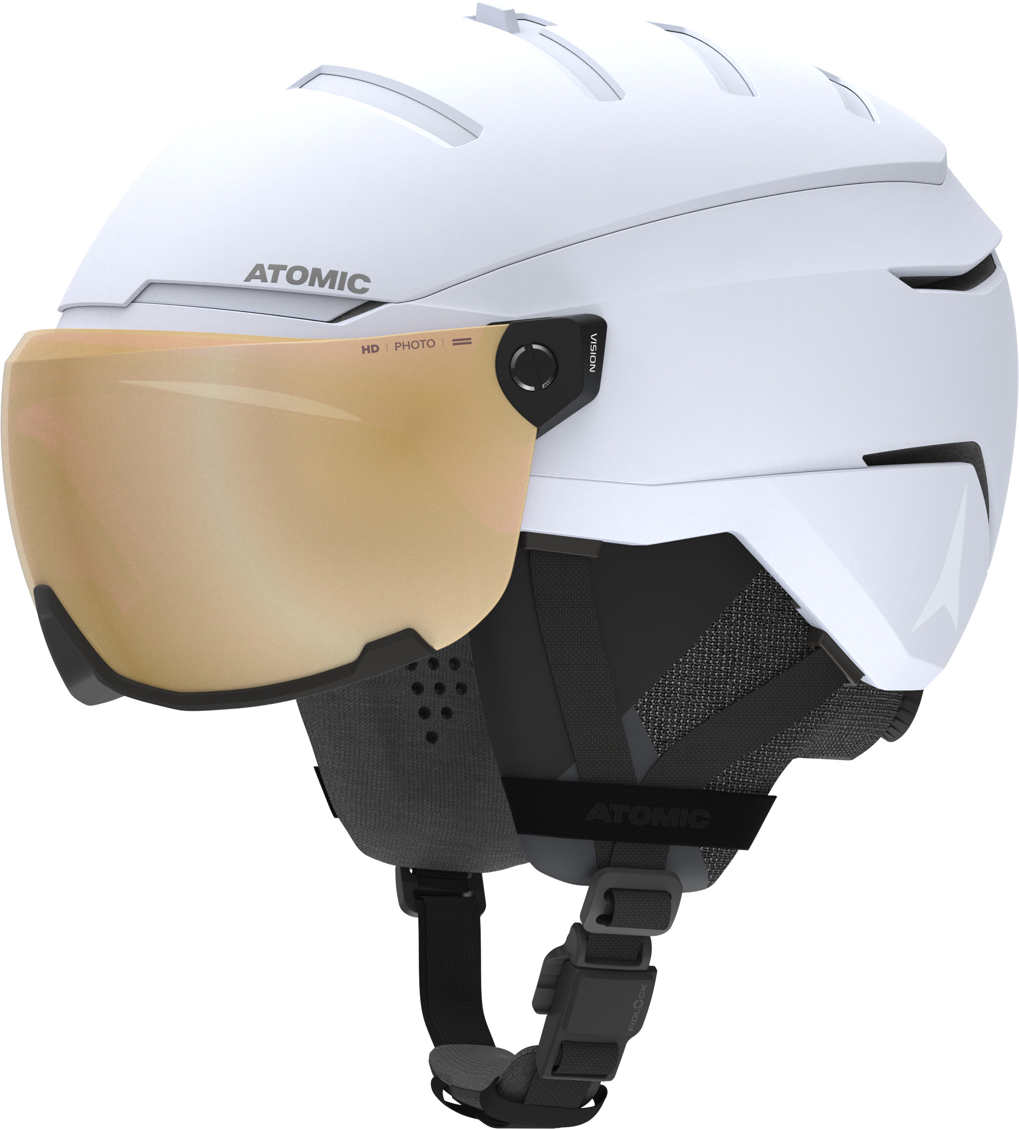 Lyžařská helma Atomic Savor GT Amid Visor HD Photo Light Grey 23/24 Velikost: M (55-59)
