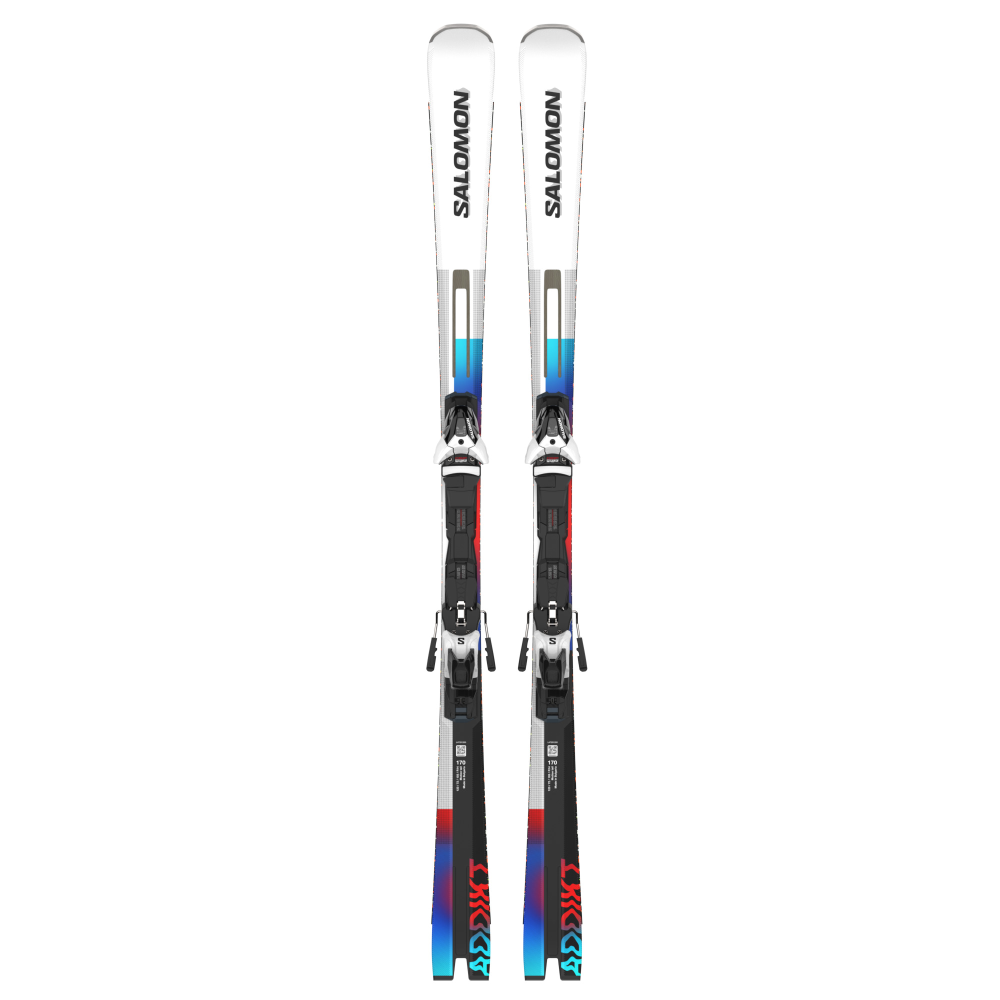 Salomon Addikt + Z12 GW F80 White/Black/Pastel Neon Blue 23/24 Velikost: 163