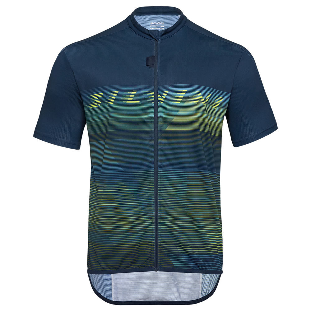 Cyklistický pánský dres Silvini Turano navy/lime Velikost: XXL