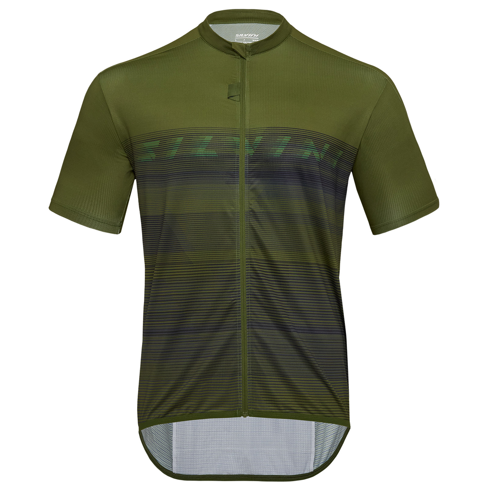 Cyklistický pánský dres Silvini Turano olive/chracoal Velikost: XXL